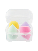 Evabond, набор спонжей для макияжа в боксе, 4 шт