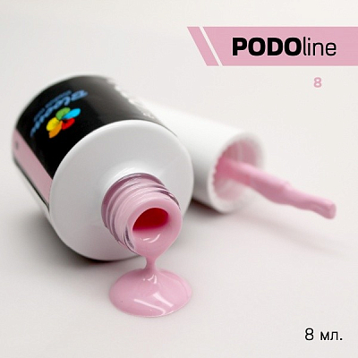 

Bloom, PODO - гель-лак (№8), 8 мл, Розовый;розово-коралловый;пурпурный