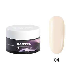 TNL, Pastel - жесткий гель для наращивания HEMA-Free, №04, 30 мл