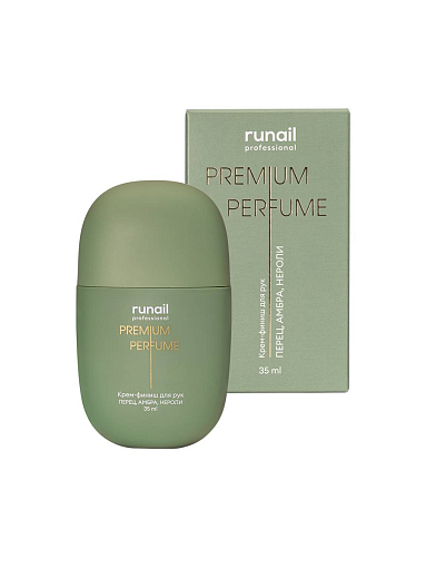 RuNail, парфюмированный крем-финиш для рук с мочевиной 10% (перец, амбра, нероли), 35 мл