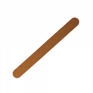 Пилка овал на деревянной основе (коричневая, 180/180)
