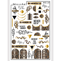 Anna Tkacheva, слайдер-дизайн MilliArt металлик MTL-212