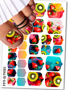 Anna Tkacheva, наклейки пленки для педикюра PR-644