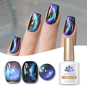 Born Pretty, Glitter Cat Magnetic Gel - магнитный гель-лак "кошачий глаз" с глиттером MY35, 10 мл