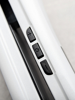 TNL, Excellence - щипцы "гофре" для волос (белые)