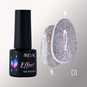 Irisk, Effect Gel Polish Reflective - светоотражающий гель-лак с эффектом №01, 5 мл
