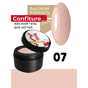 BSG, Confiture - жёсткий гель для наращивания №07 (высокая вязкость), 13 гр