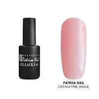Patrisa nail, гель-лак каучуковый камуфлирующий Dream Pink (№N4), 8 мл