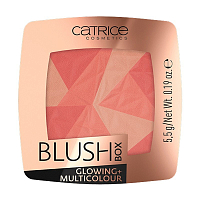 Catrice, Blush Box Glowing + Multicolour - румяна (010 Dolce Vita персиково-беж.)