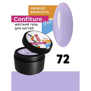 BSG, Confiture - жёсткий гель для наращивания №72 (низкая вязкость), 13 гр