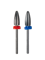 Irisk, фреза твердосплавная кукуруза, тайфун мелкая нарезка Т-15 (01 красная, d6мм)