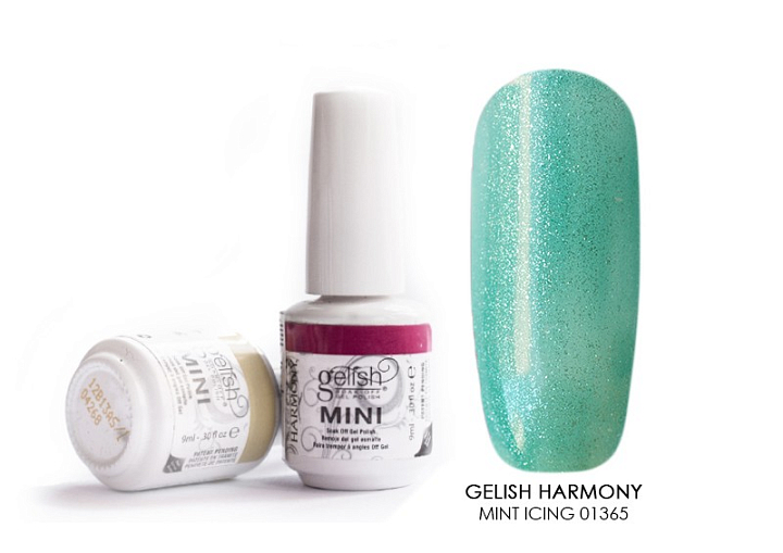 УЦЕНКА, Gelish Harmony, гель-лак mini (Mint icing 01365), 9 мл