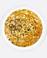 Artex, декор металлический круг (золото Ø 3 мм)