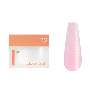 I am, Quick Gel - скоростной жидкий гель №12, 12 мл