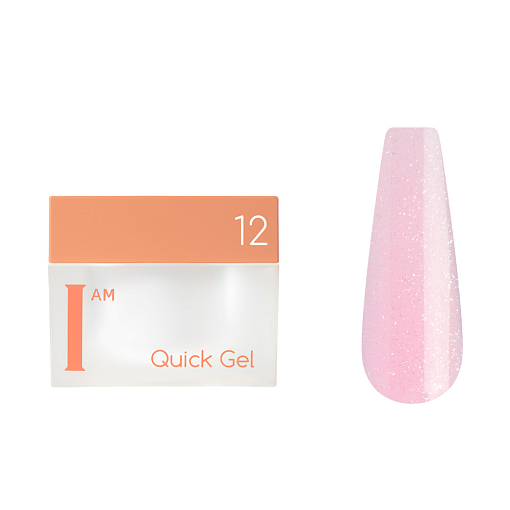 I am, Quick Gel - скоростной жидкий гель №12, 12 мл
