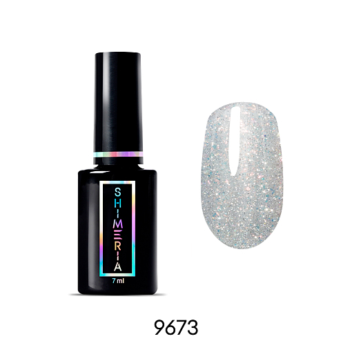 RuNail, Shimeria Diamond - гель-лак светоотражающий №9673, 7 мл