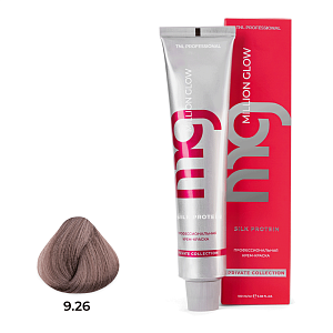 TNL, Million glow Silk protein - крем-краска для волос (9.26 очень светлый блонд розовый), 100 мл