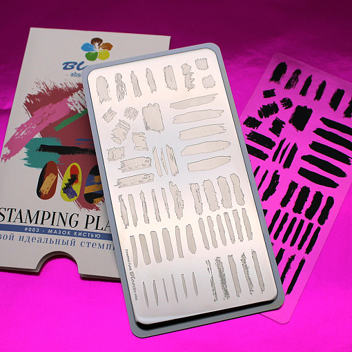 Bloom, пластина для стемпинга №003