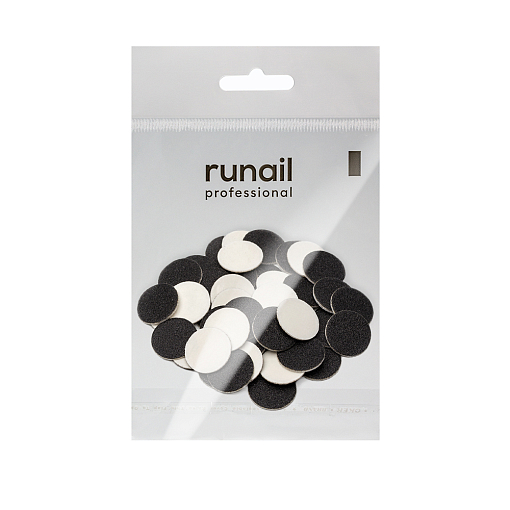 RuNail, сменные файлы на вспененной основе размер М20 мм (180 грит), 50 шт