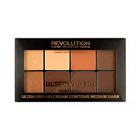 Makeup Revolution, HD Pro Cream Contour - крем.палетка для контурирования (Medium Dark)