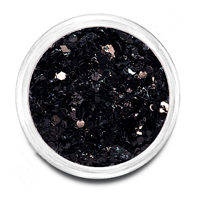 

Puf, декор конфетти "Хлопушка" (black), Черный и серый
