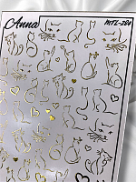 Anna Tkacheva, слайдер-дизайн MilliArt металлик MTL-284