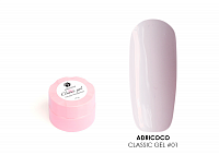 Adricoco, моделирующий гель (№01 прозрачный светло-розовый), 10 мл