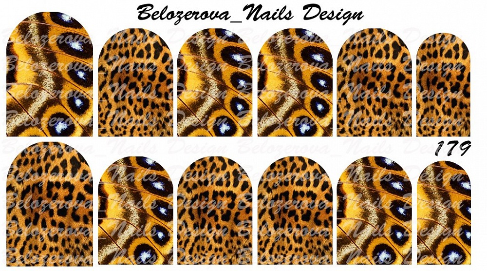 Слайдер-дизайн Belozerova Nails Design на прозрачной пленке (179)