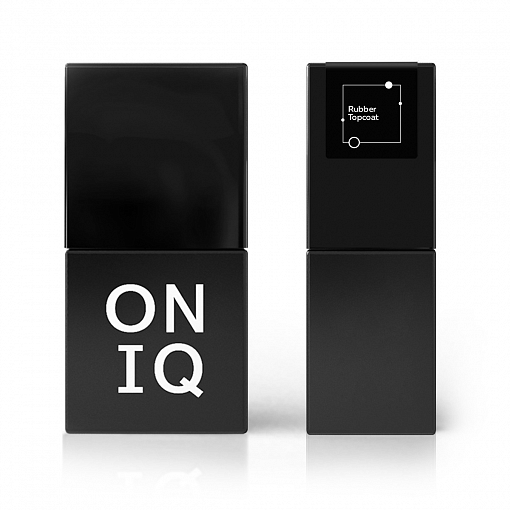 ONIQ, Top Point Rubber Topcoat - финишное покрытие для ногтей, 10 мл