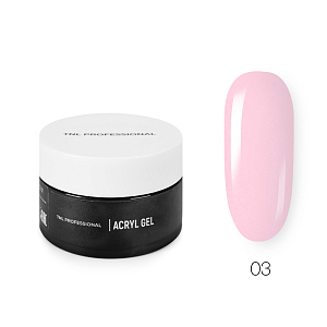 TNL, Acryl Gel - полигель камуфлирующий №03 (пудра розовый), 50 мл