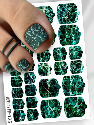 Anna Tkacheva, наклейки пленки для педикюра PR-125