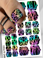Anna Tkacheva, наклейки пленки для педикюра PR-248
