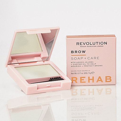 Makeup Revolution, Brow Soap + Care Rehab - ухаживающее мыло для фиксации бровей