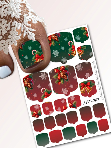 Anna Tkacheva, мини наклейки пленки для педикюра LIT-010 Anna Tkacheva, мини наклейки пленки для педикюра LIT-010