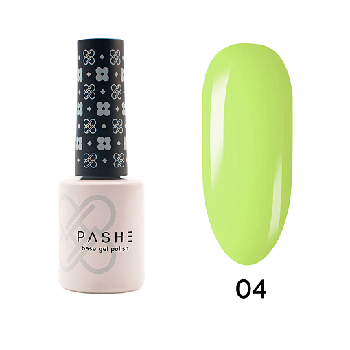 PASHE, Angel Color Base - жесткая цветная база для гель-лака №04, 9 мл