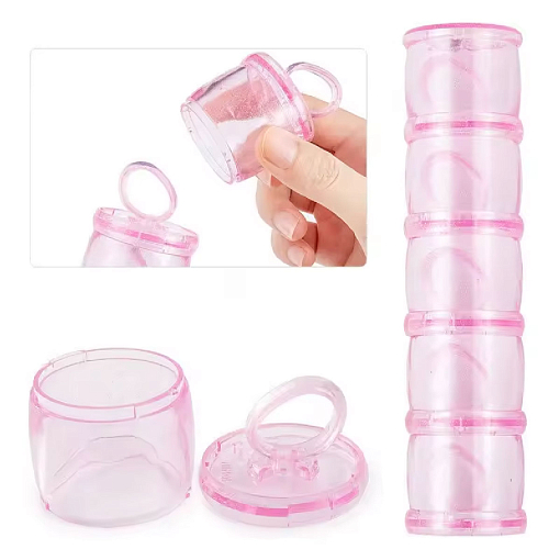 Набор подставок для типс 40230 (pink), 5 шт