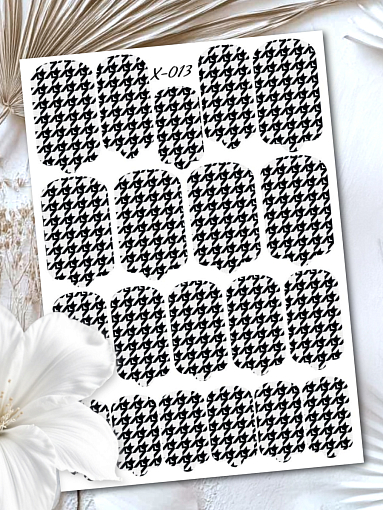 Anna Tkacheva, мини наклейки пленки для маникюра X-013