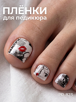 Anna Tkacheva, наклейки пленки для педикюра PR-823