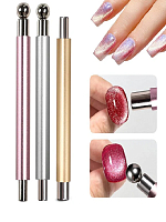 Магнит для гель-лаков двойной с шариком