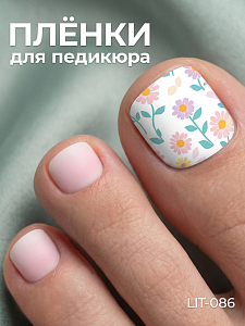 Anna Tkacheva, мини наклейки пленки для педикюра LIT-086