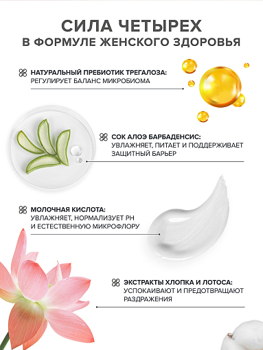 PASHE, гель для интимной гигиены с молочной кислотой и ухаживающими компонентами, 250 мл