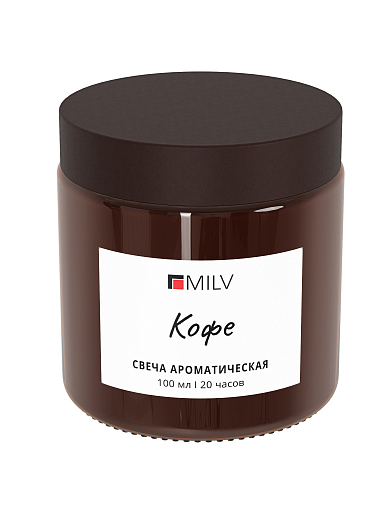 Milv, свеча ароматическая КОФЕ, 100 мл