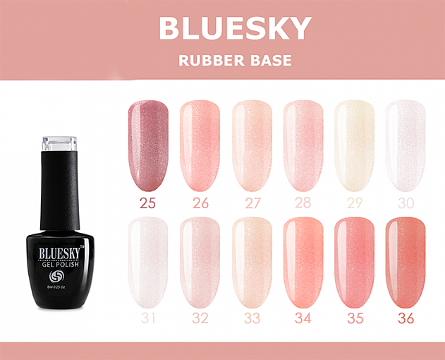 Bluesky, Rubber base cover pink - камуфлирующая каучуковая база (№15), 8 мл