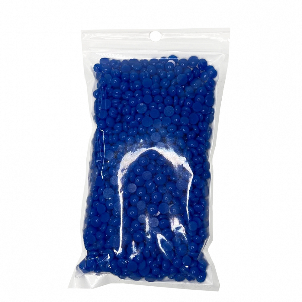 Lilu, воск полимерный в гранулах в пакете (02 Azulen полупрозрачный), 100 гр