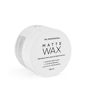 TNL, Matte Wax - матовый воск для укладки волос, 100 мл