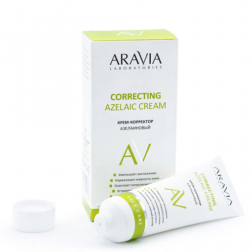Aravia Laboratories, Azelaic Correcting Cream- крем-корректор азелаиновый, 50 мл