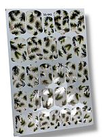 Anna Tkacheva, фольгированные наклейки пленки для дизайна ногтей SG-043