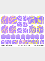 Anna Tkacheva, наклейки пленки для педикюра PR-841