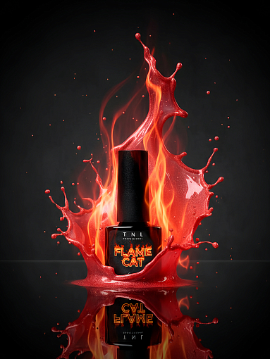 TNL, набор №238 гель-лак "корейская кошка" Flame Cat (5 оттенков по 6 мл)