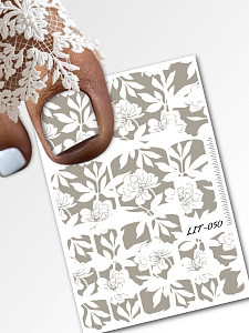 Anna Tkacheva, мини наклейки пленки для педикюра LIT-050